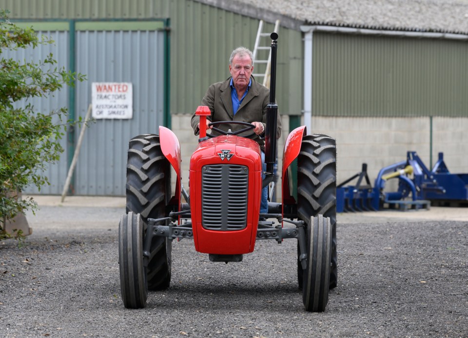 Jeremy Clarkson grapples with tractors and misbehaving animals