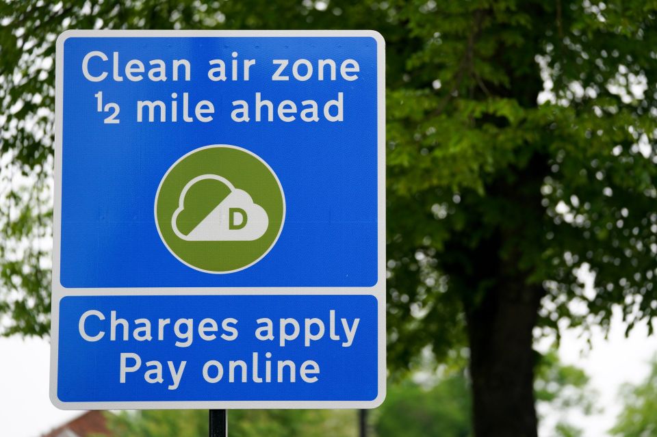 Three new Clean Air Zones will be installed in Oxford, Bristol and Portsmouth