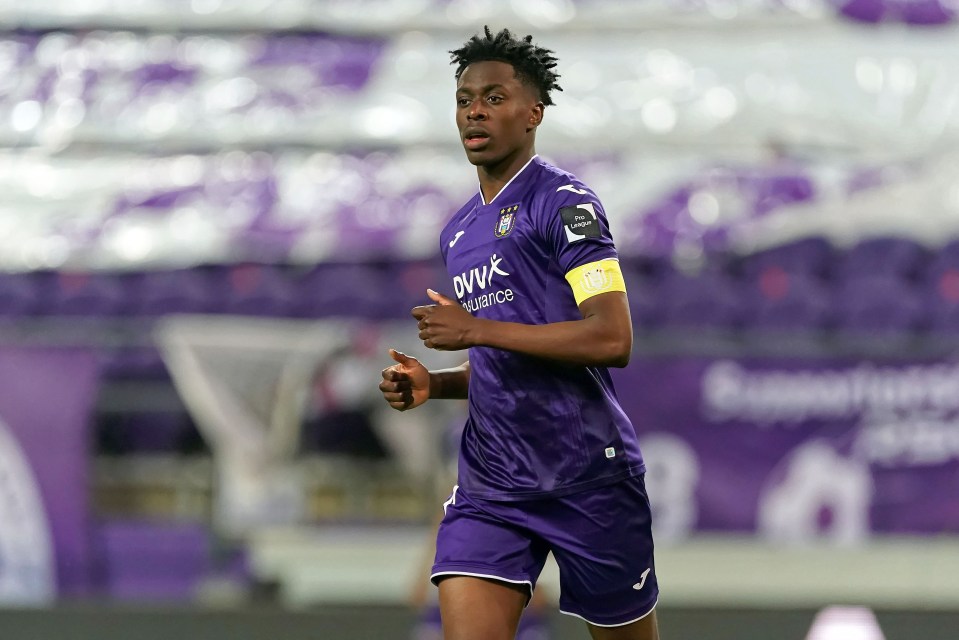 Anderlecht midfielder Albert Sambi Lokonga could be heading to Arsenal this summer