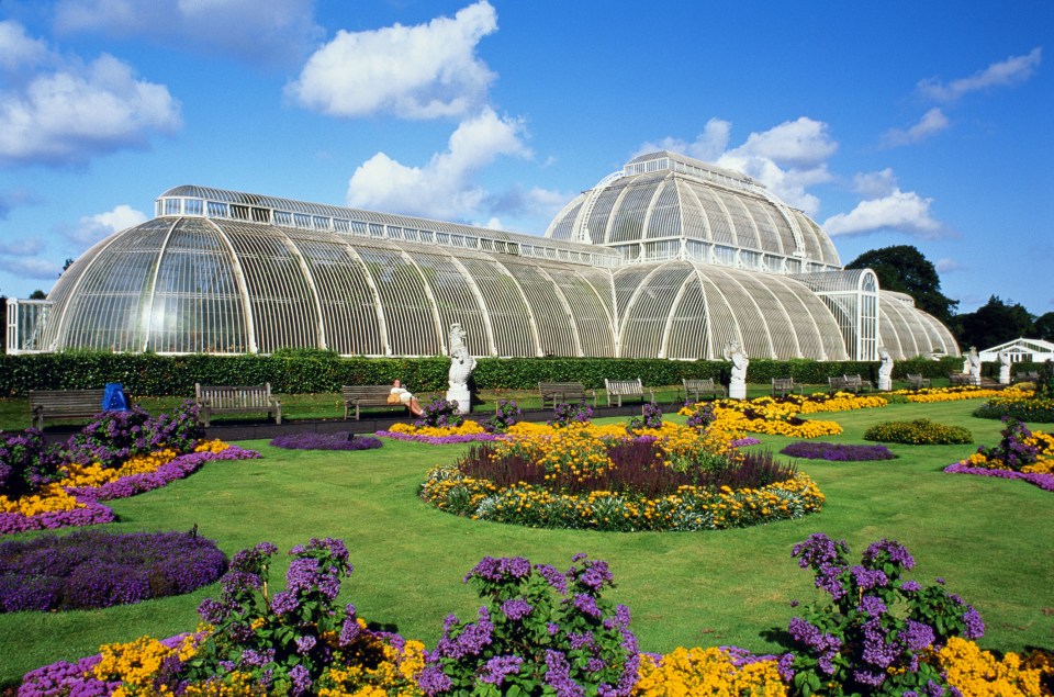 Kew Gardens in London came out top of people's 'happy places' in England