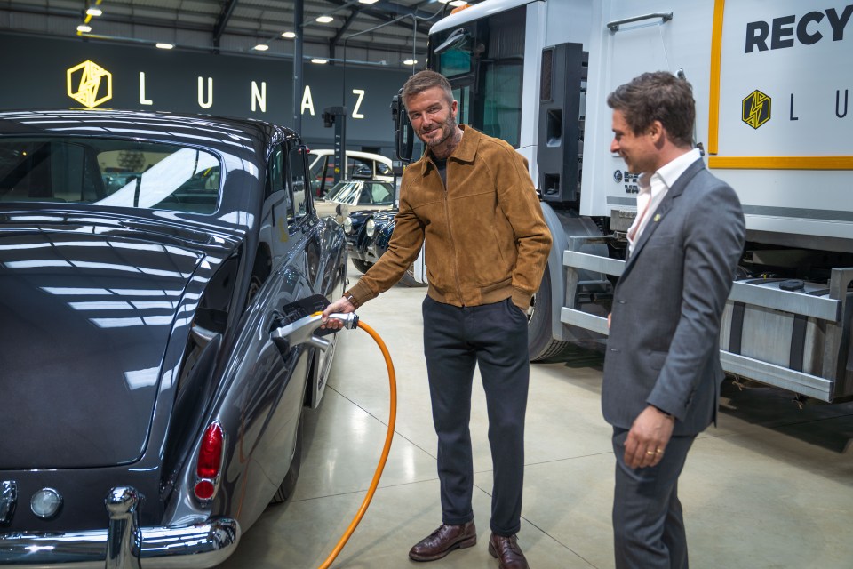 David Beckham has bought a ten per cent stake in electric vehicle firm Lunaz