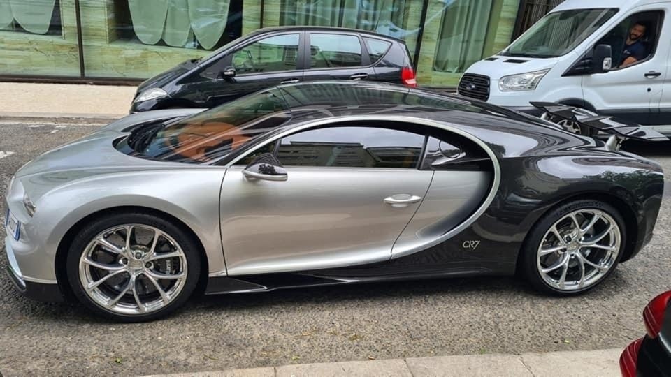 The Bugatti was purchased by Ronaldo in 2017