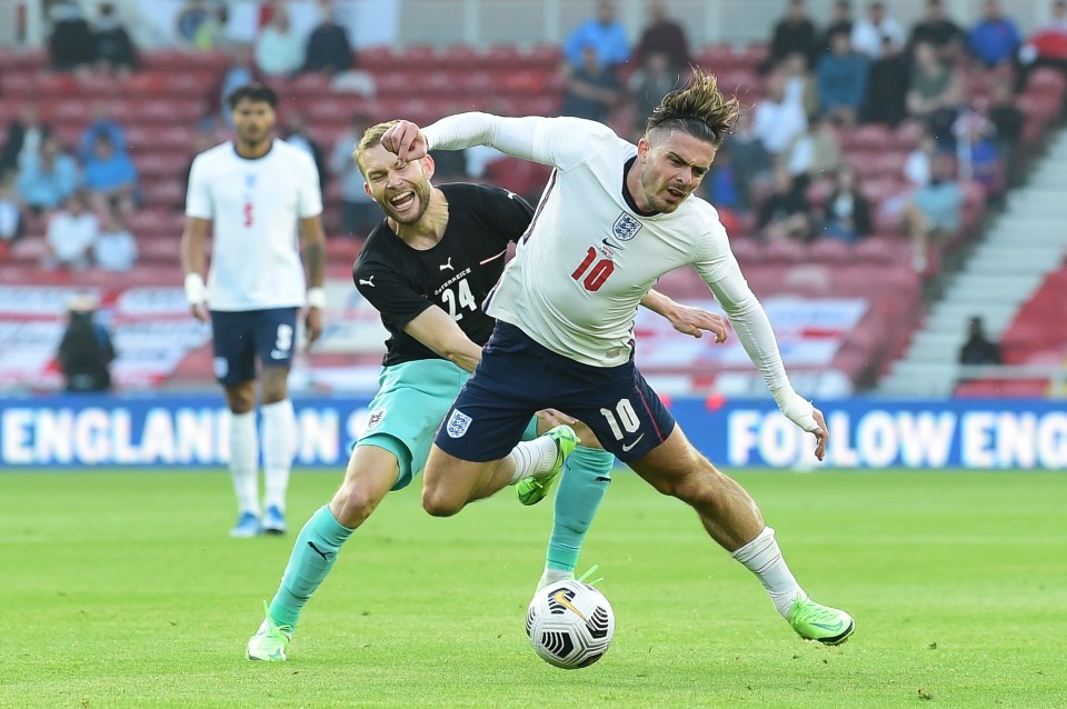 Jack Grealish was on the end of some rough treatment throughout the match