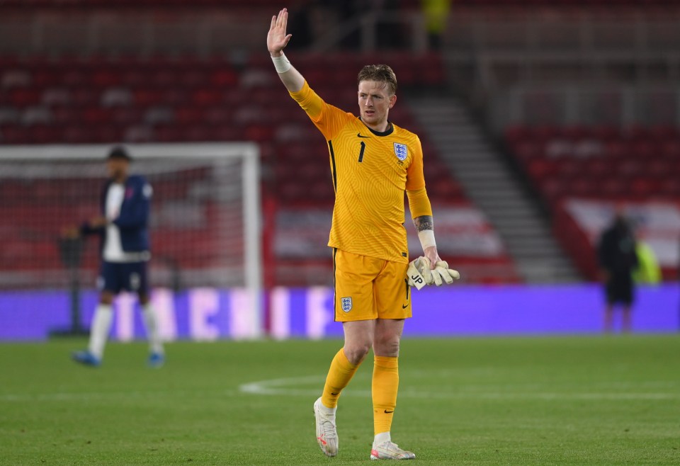 Jordan Pickford is set to be England's No10 this summer