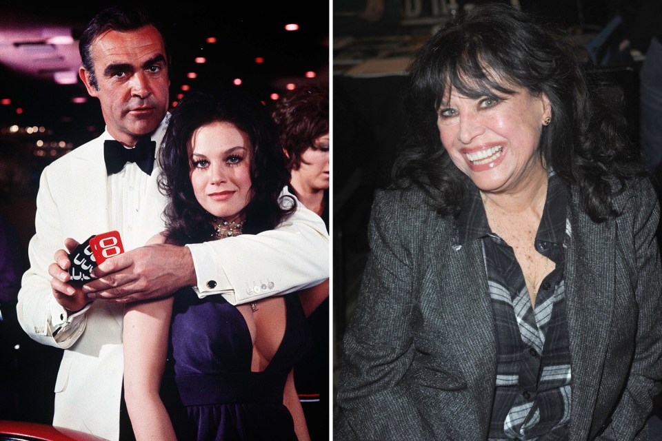 Sean Connery  with Lana Wood in Diamonds Are Forever and Lana in 2018