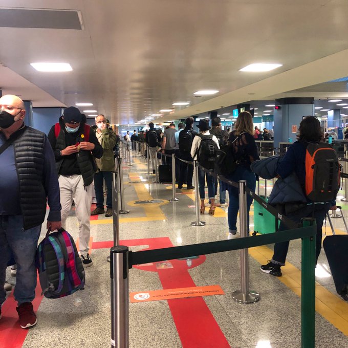 Queues were starting to grow in Lisbon at 5am this morning