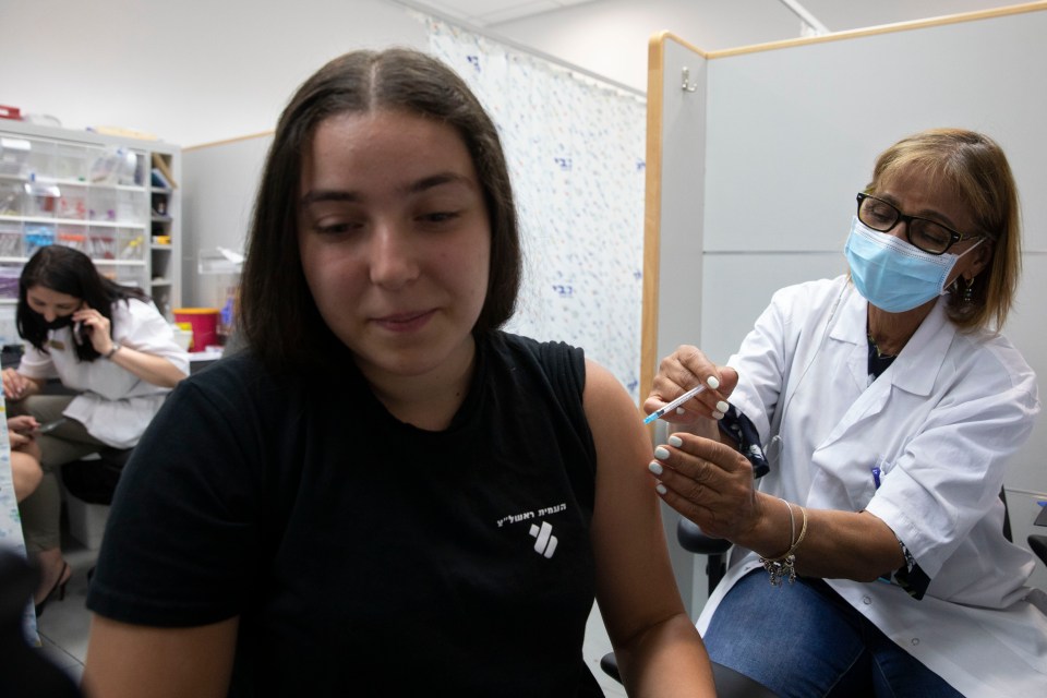 Teens (12-15 years) in Israel are now being offered a coronavirus vaccine