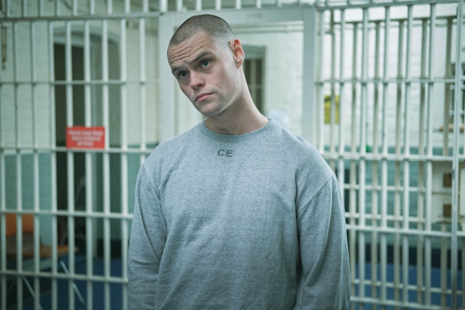 Bobby Schofield plays inmate Baz