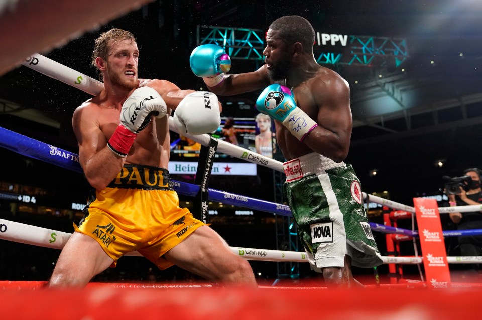 Logan Paul claimed a moral victory as he managed to take Floyd Mayweather to points