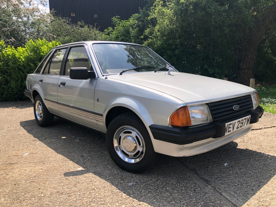 The Ford Escort Mk III Ghia once belonged to the late Diana, Princess of Wales