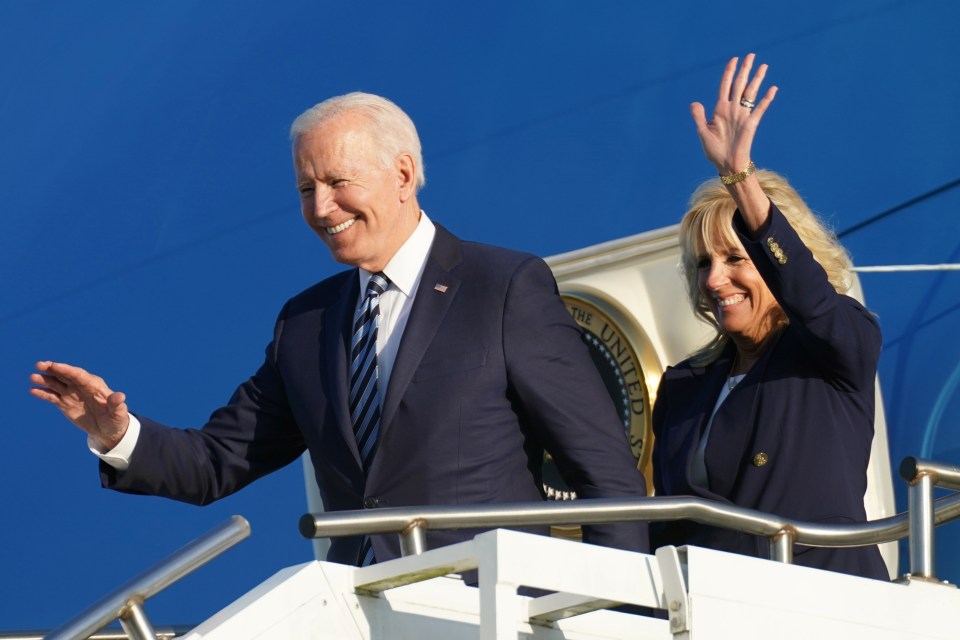 Mr Biden will use the visit to strengthen ties with allies at the G7 summit on Friday