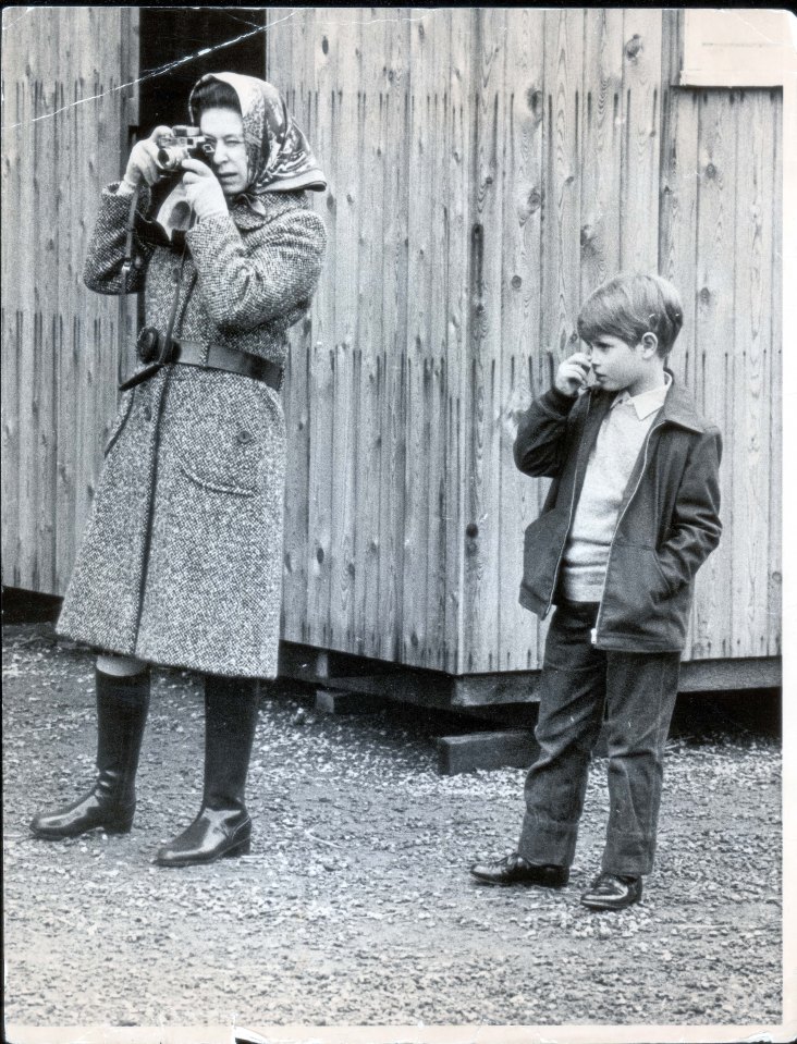 Throwback pictures see Edward spending time with his mother Queen Elizabeth II as a boy at Badminton in 1971