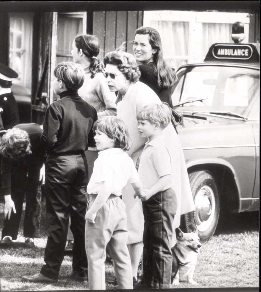 He had an unconventional childhood growing up in the Palace - seen here with the Queen and Prince Andrew in 1970