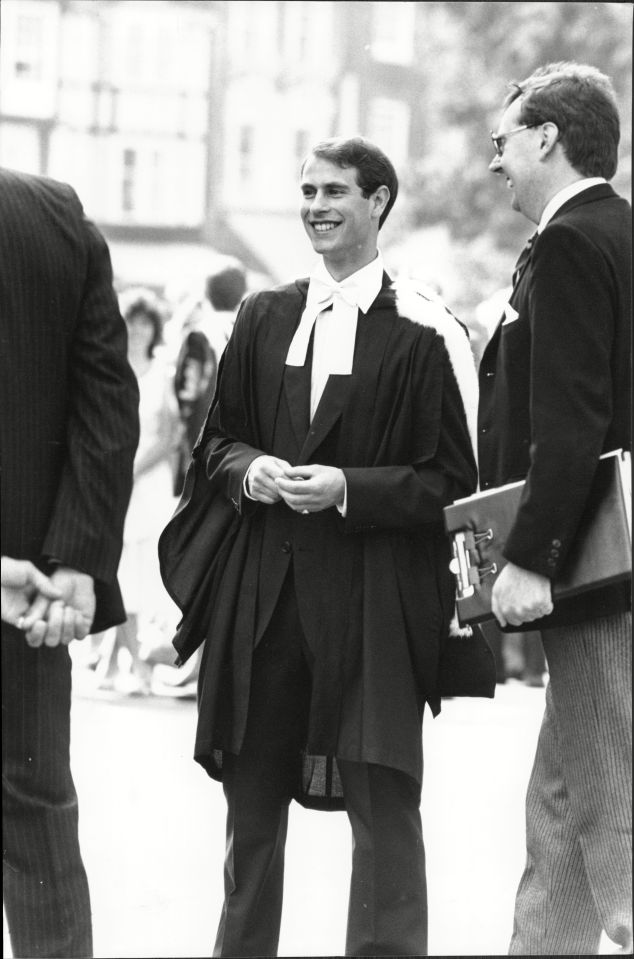 Edward graduated from university in 1986, before heading off to join the Royal Marines