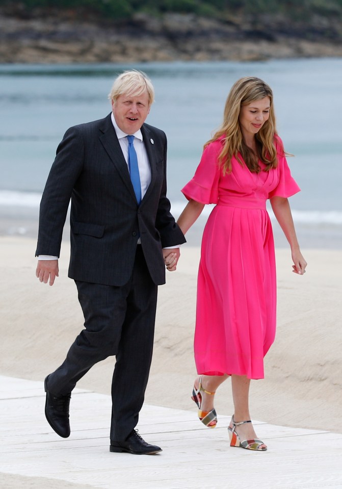 Boris smiled as he walked beside his bride