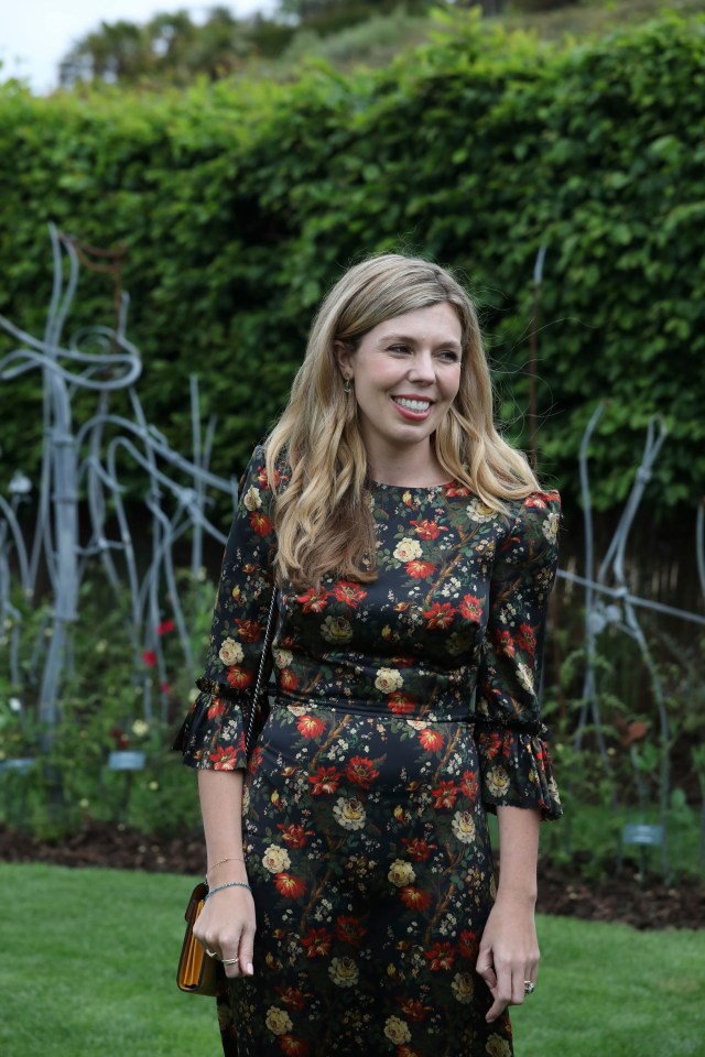 This stunning black dress with a a floral pattern cost £72 to hire but My Wardrobe HQ has a very similar style for just £17