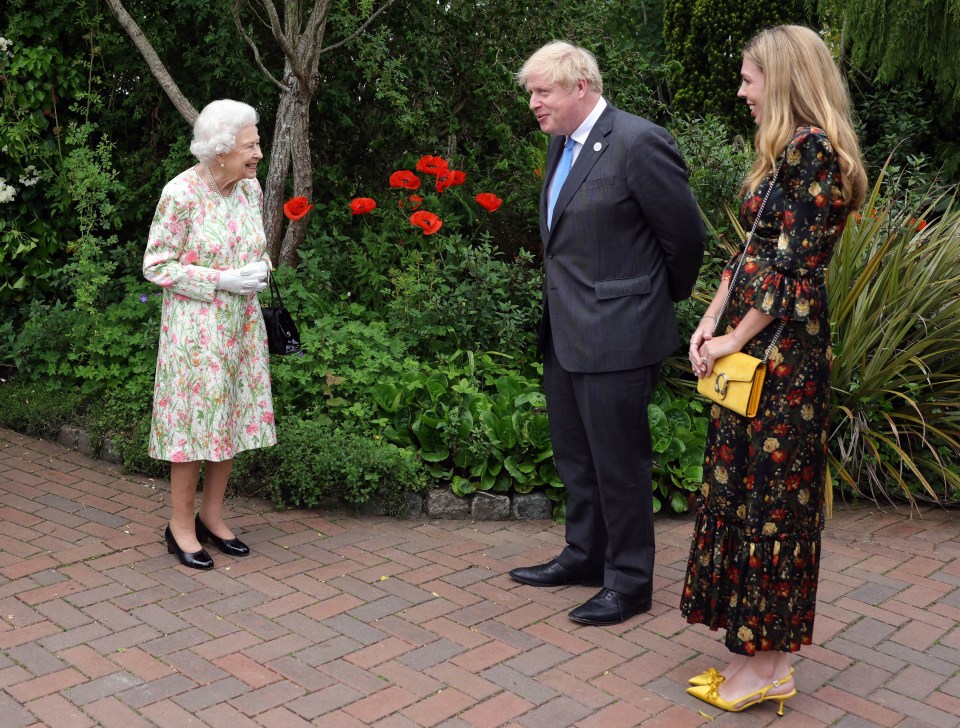 The Queen spoke to dignitaries including Boris Johnson and US president Joe Biden at the event. There is no suggestion attendees were exposed to Covid