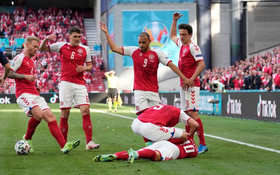 Denmark players and medics acted quickly after Christian Eriksen collapsed