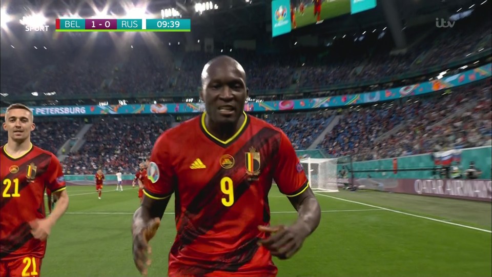 Romelu Lukaku sent a message to Christian Eriksen after his goal