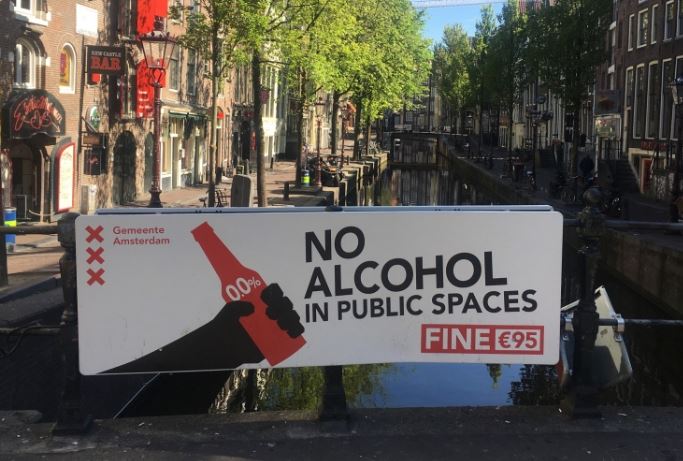 The fines include drinking alcohol in public or peeing in the street