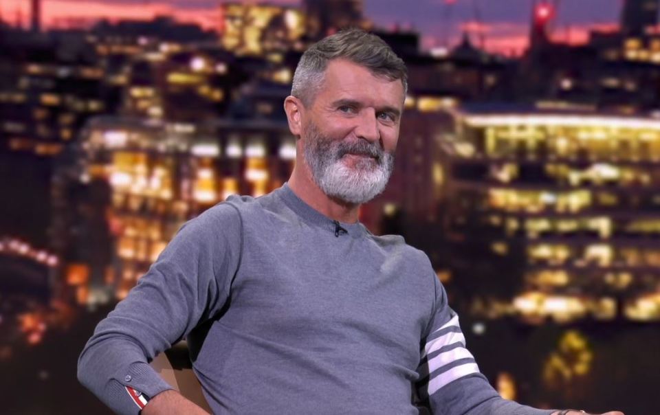 Roy Keane's expression might be saying all you need to know about his intentions in wearing his striped top, but he faced stick from fellow pundit Ian Wright