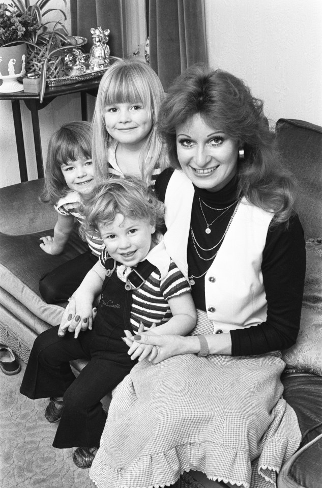 Christine Yorath poses with Gabby, Louise and Daniel