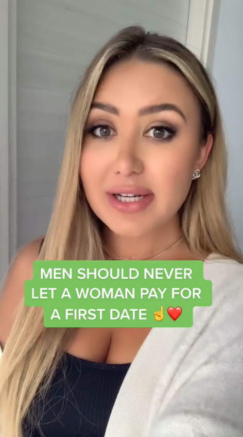 Dating expert Nelly claimed men should NEVER let a woman pay for a first date