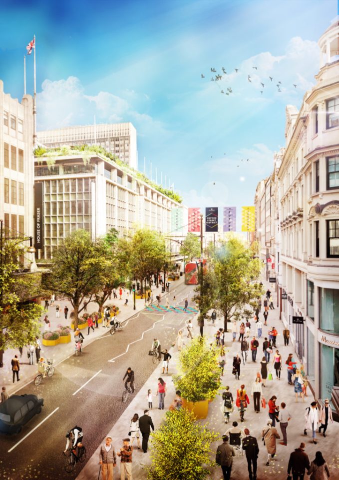 The idea to pedestrianise more of Oxford Circus has been discussed since the 1980s