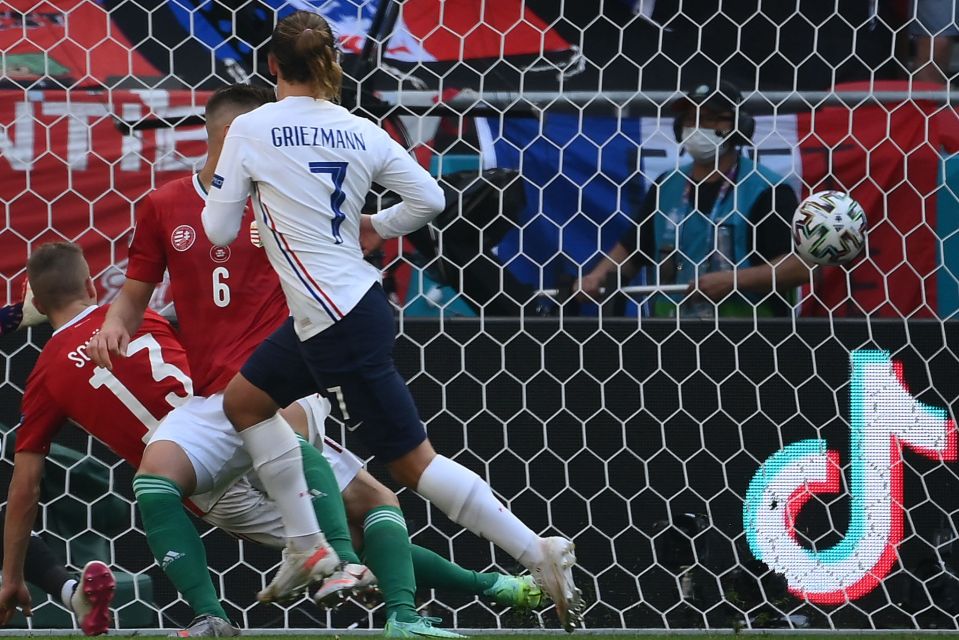 Antoine Griezmann couldn't miss from six yards to score the equaliser