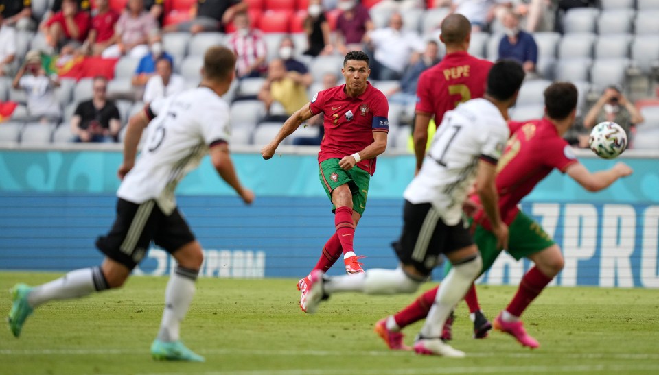 Cristiano Ronaldo has scored just ONCE from 50 free-kicks at major tournaments