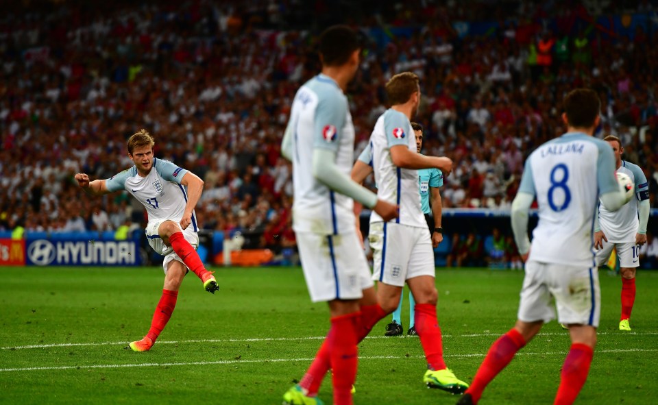 England's Eric Dier has bagged one from one - at Euro 2016