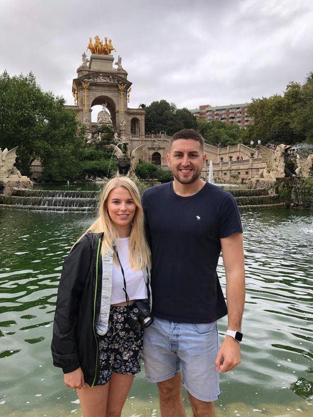 Laura Sanders and her boyfriend James Caulfield drove all the way toManchester Airport only to find their trip to Madeira had been axed