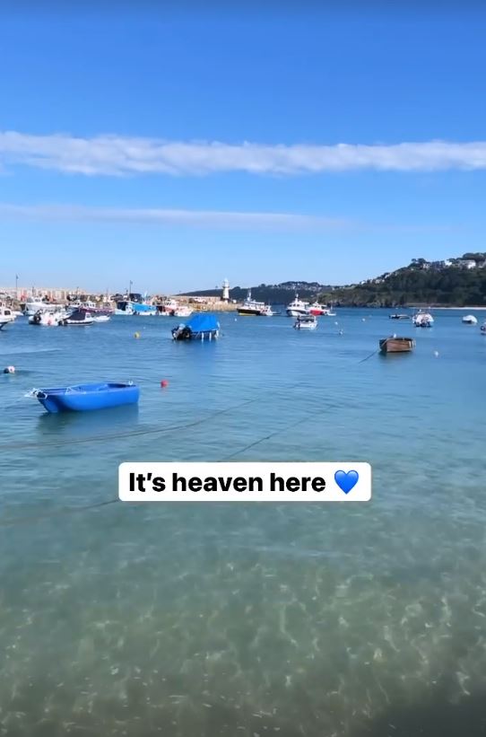 Alex described Cornwall as "heaven"