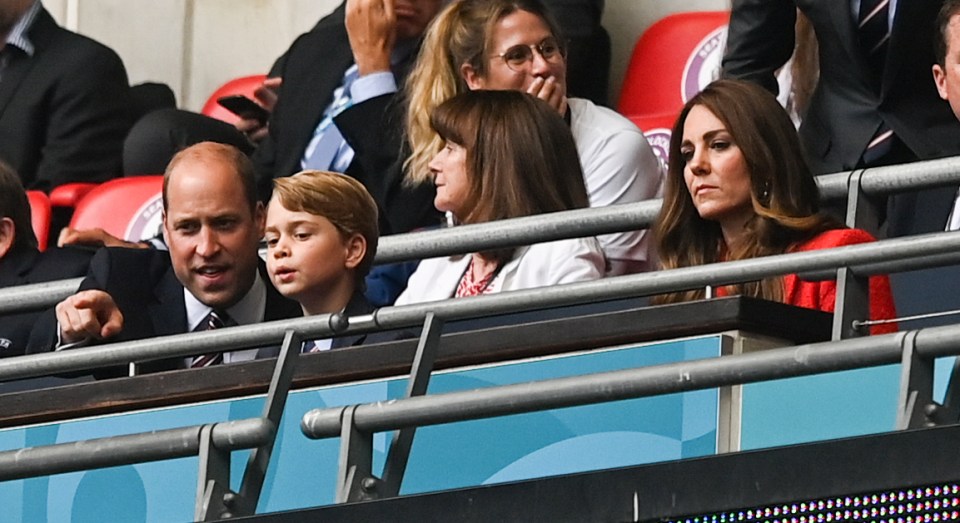 Prince William shares his love of the game with his son