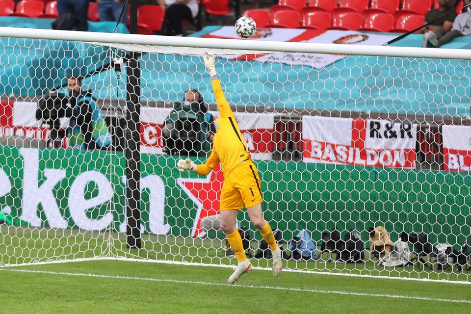 Pickford has yet to concede in four games in the tournament so far