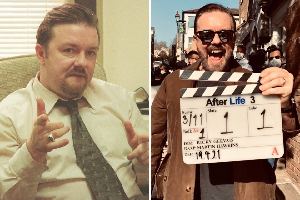 Since creating David Brent and The Office, Ricky Gervais has become a Hollywood star