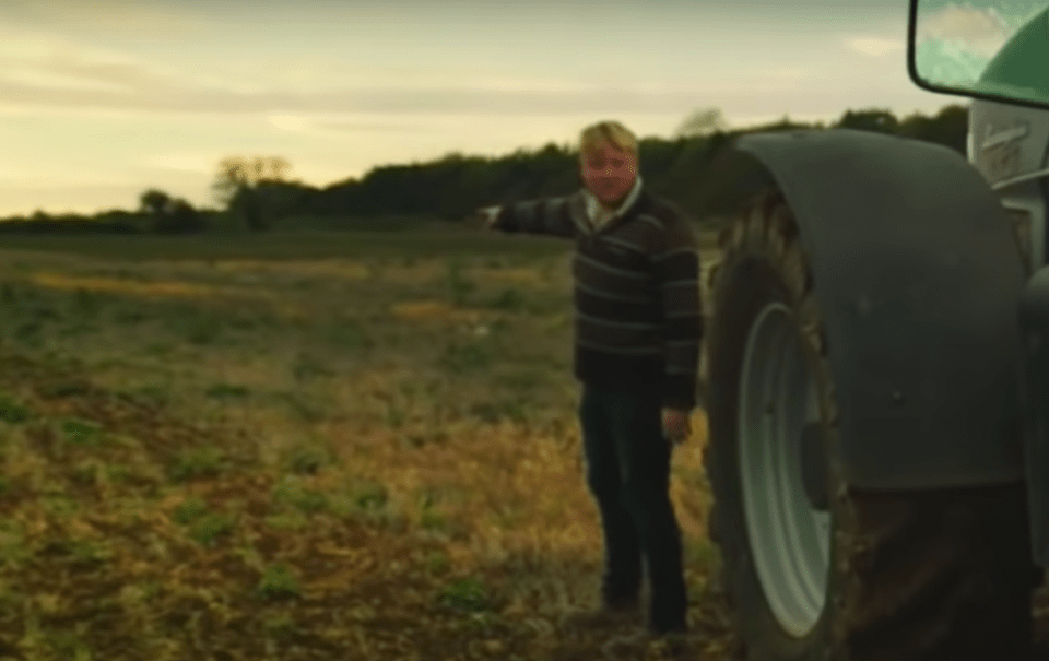 The young farmer stormed off having seen Jeremy's work