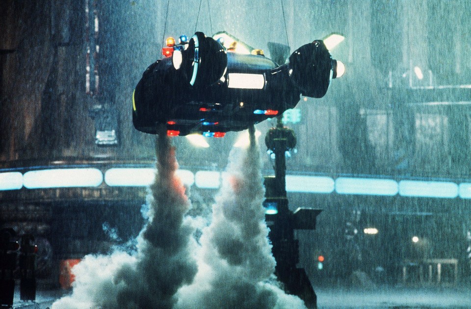 Spinner in science-fiction blockbuster Blade Runner