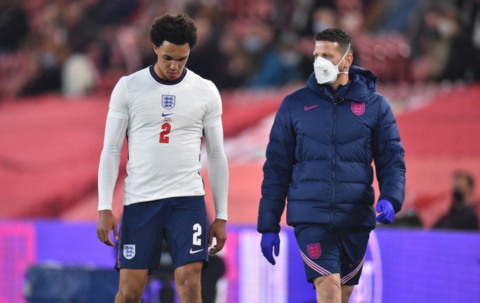 Trent Alexander-Arnold is set to miss Euro 2020 with a thigh injury