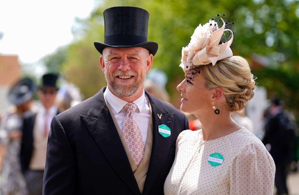 Zara and Mike Tindall attended Ascot this week