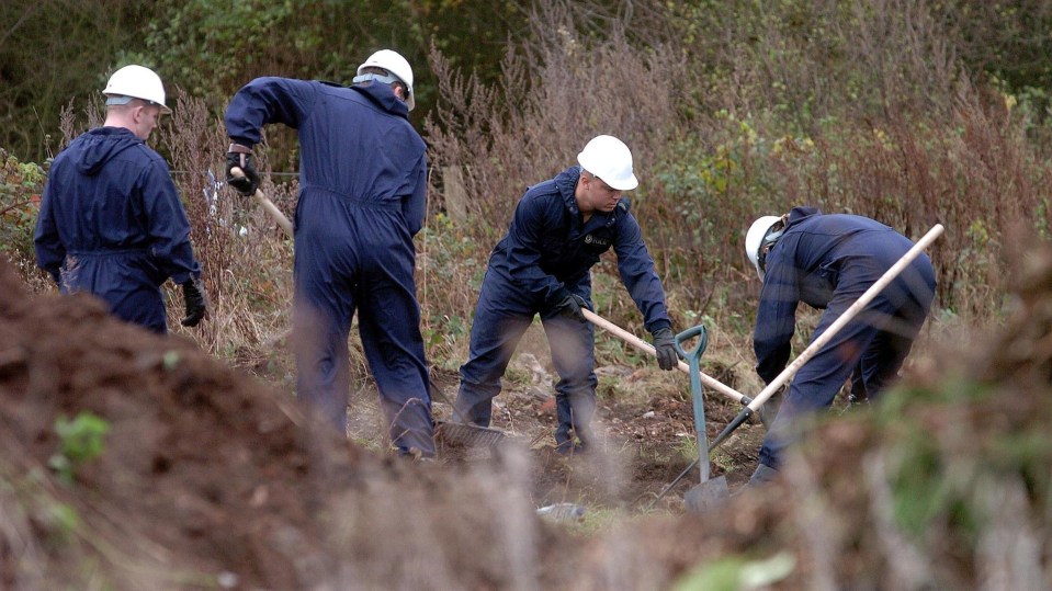 Cops searching for David and Patrick's bodies in woods near Solihull in 2017 - their remains have still not been found