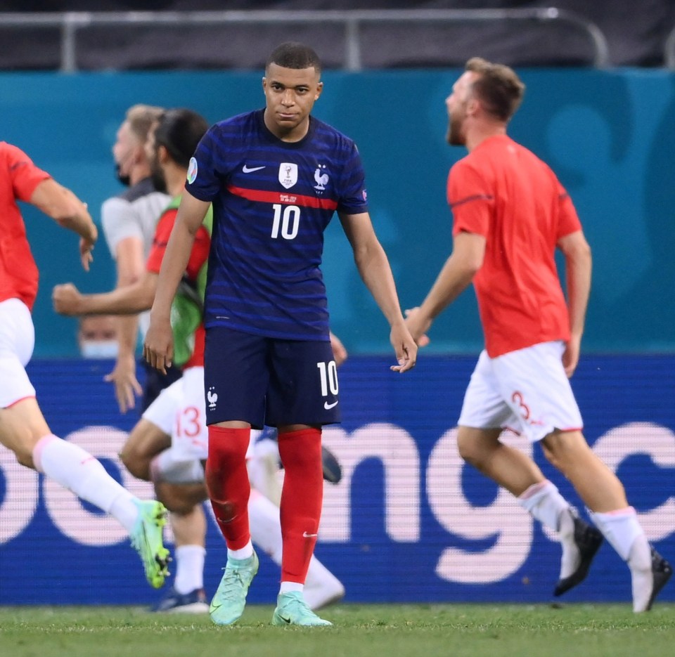 The PSG striker knew he had to convert his effort with Switzerland 5-4 ahead