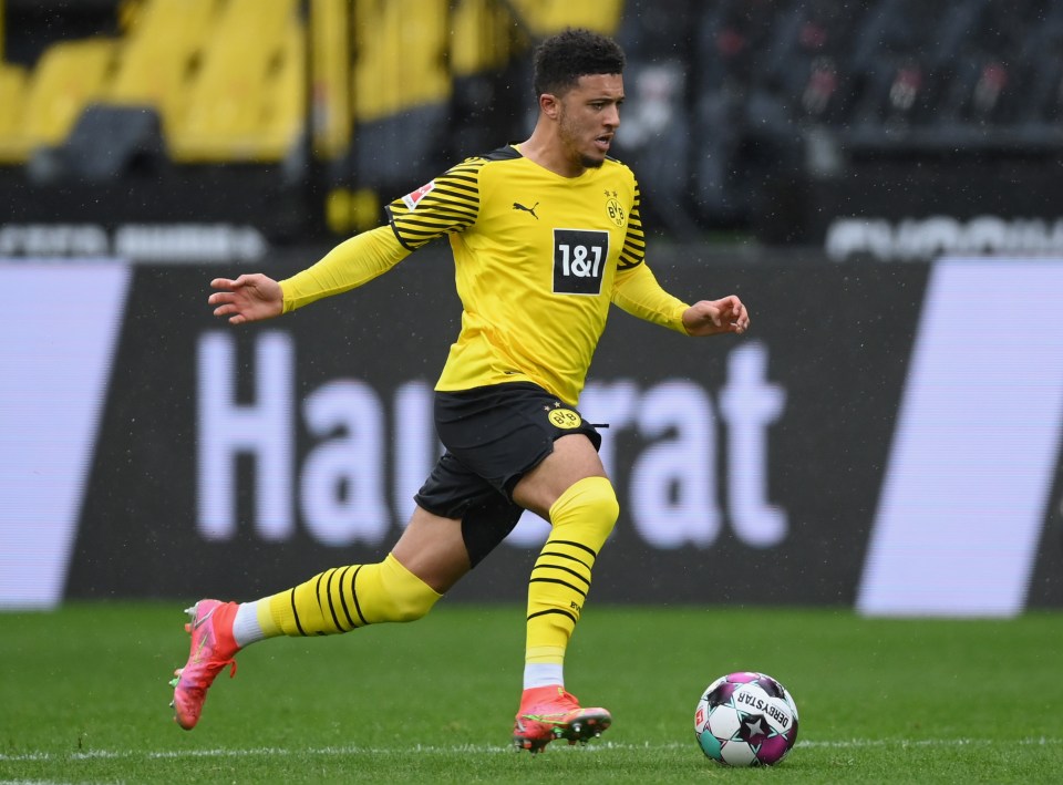 Jadon Sancho has scored 36 goals in the last two seasons