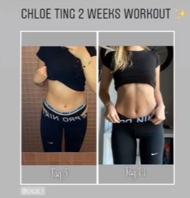 Many of Chloe's followers have shared their progress on Instagram