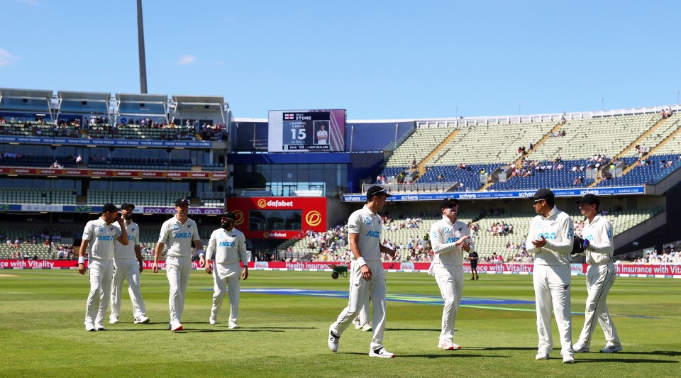 New Zealand wrapped up the victory before lunch on day four in the Birmingham sunshine