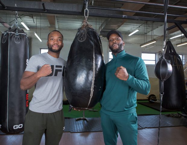 Leon Edwards, left, and his brother Fabian were born in Kingston, Jamaica, before moving to Birmingham