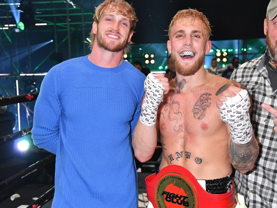 YouTuber-turned-boxer Logan Paul pictured with brother Jake