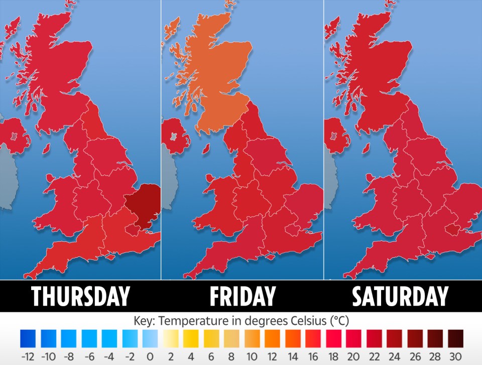 The weather is set to stay absolutely gorgeous in the days to come