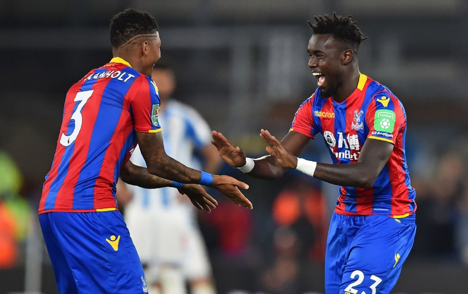 Pape Souare is currently training with Crystal Palace's Under-23 team