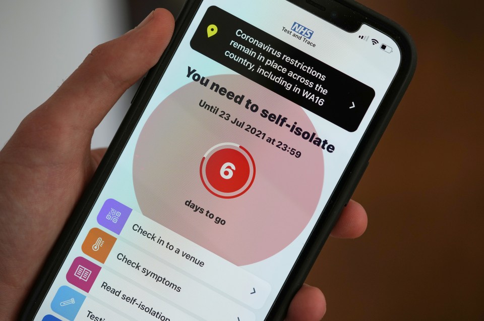 Millions of people have been "pinged" by the NHS app in July